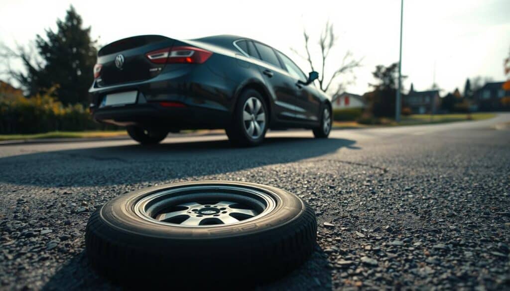 wie lange kann ein auto auf einem platten reifen stehen